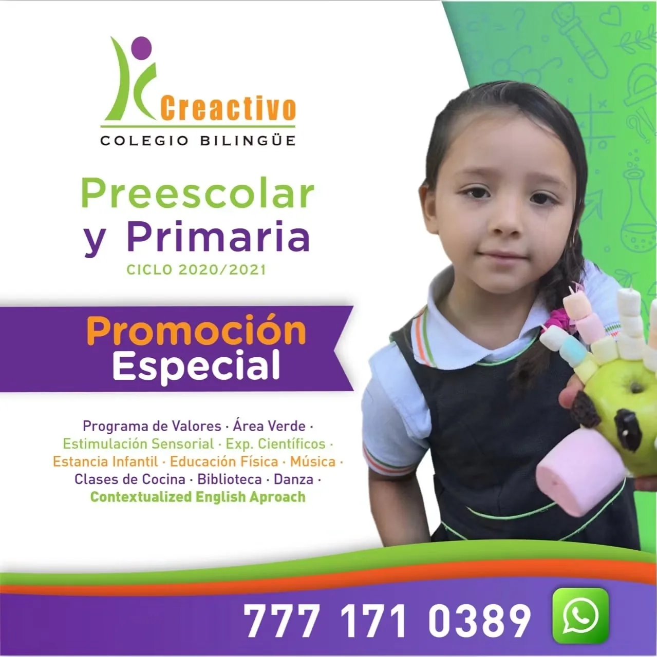 Alumna del Colegio Bilingüe Creactivo